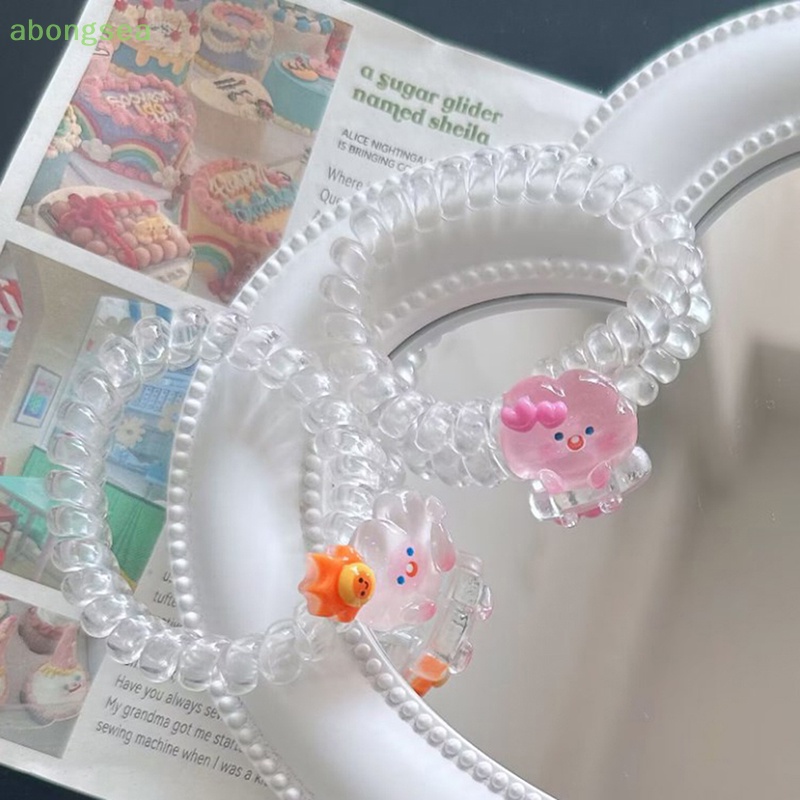 Dây Cột Tóc Hình Cánh Thiên Thần / Trái Tim / Trái Tim Màu Hồng Dễ Thương Thời Trang Cho Nữ Y2K