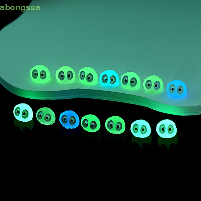 Bộ 10 Mô Hình Người Ngoài Hành Tinh Bongsea Bằng Nhựa Phát Quang Trang Trí Sân Vườn