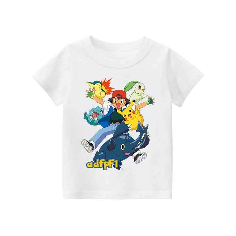 Áo thun trẻ em POKEMON 2 , 8 màu áo, đầy đủ size có big size, MÀU KHÁC NHẮN TIN SHOP