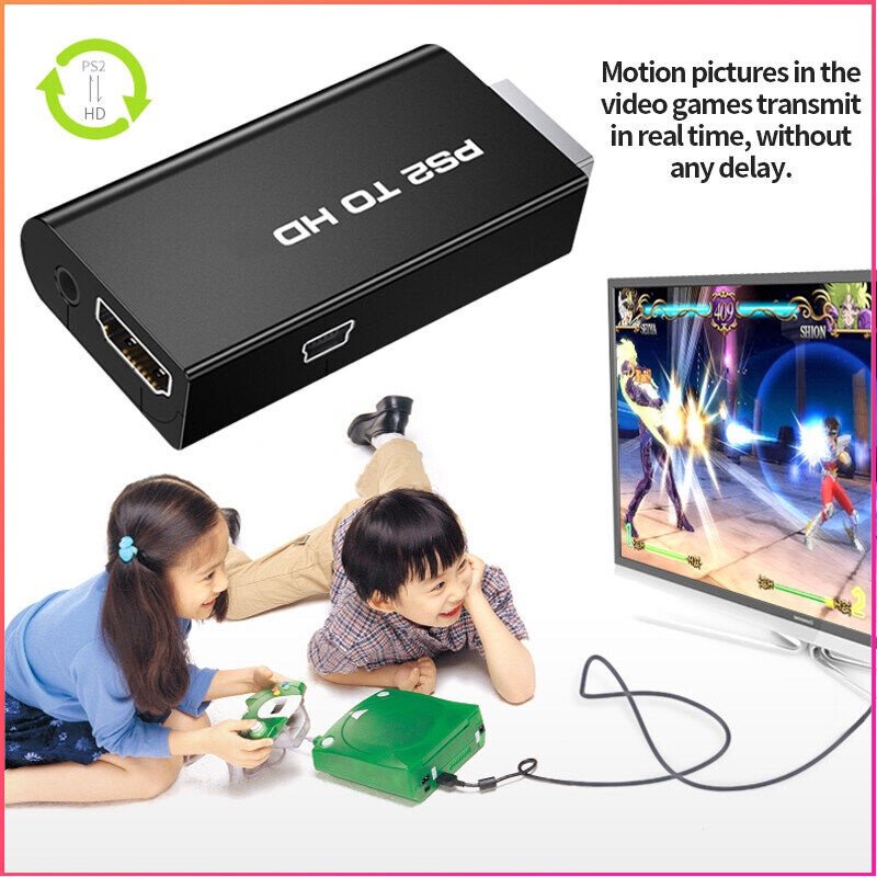 Bộ chuyển đổi Ps2 sang HDMI 3.5mm chuyên dụng