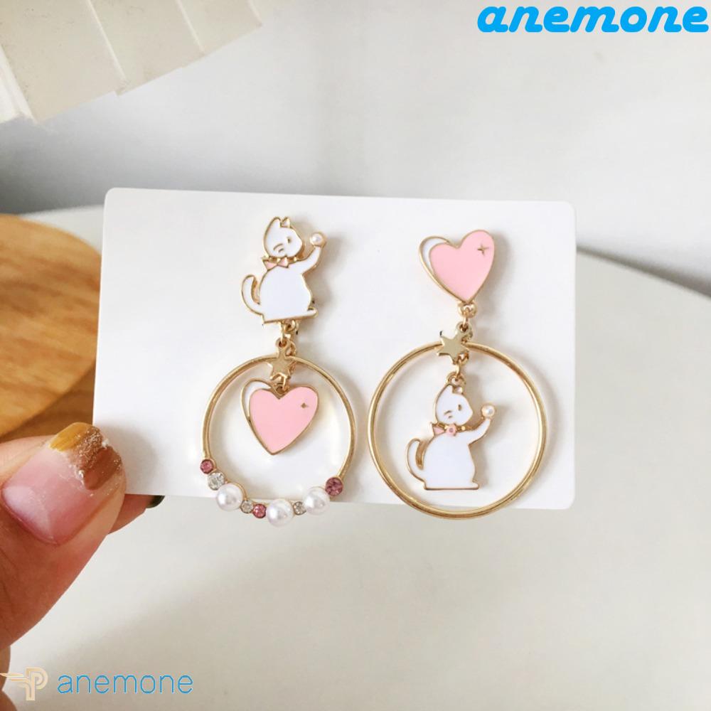 Khuyên Tai Không Đối Xứng Hình Thỏ Phi Hành Gia Dễ Thương Dành Cho Nữ