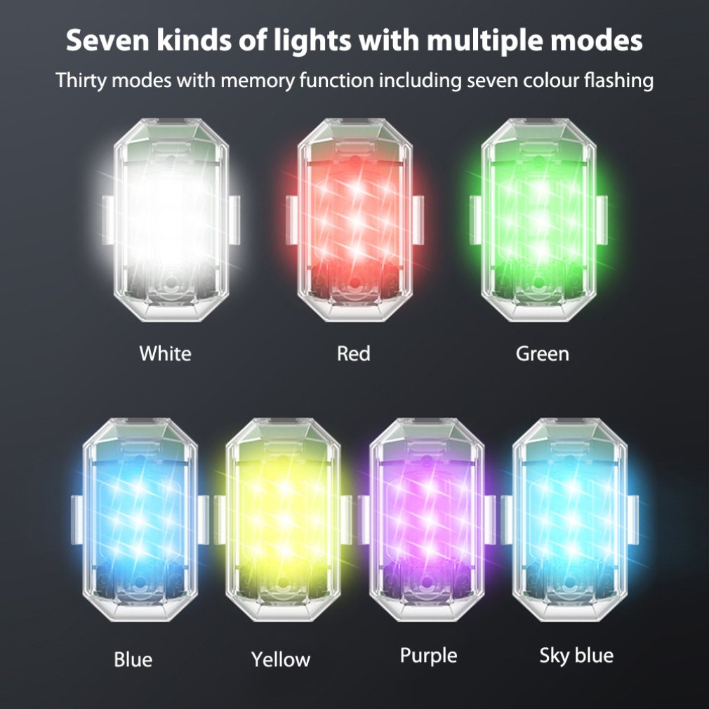 High Brightness Light Motorbike Lights Led Rechargeable Flashing Remote Control Car [Q/13]