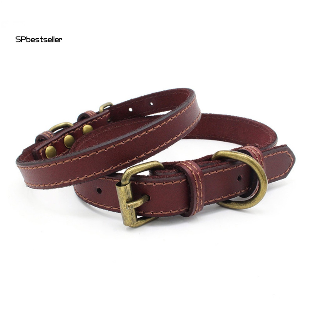 Vòng Cổ Giả Da SPbestsellyr Có Thể Điều Chỉnh Kích Cỡ Cho Thú Cưng