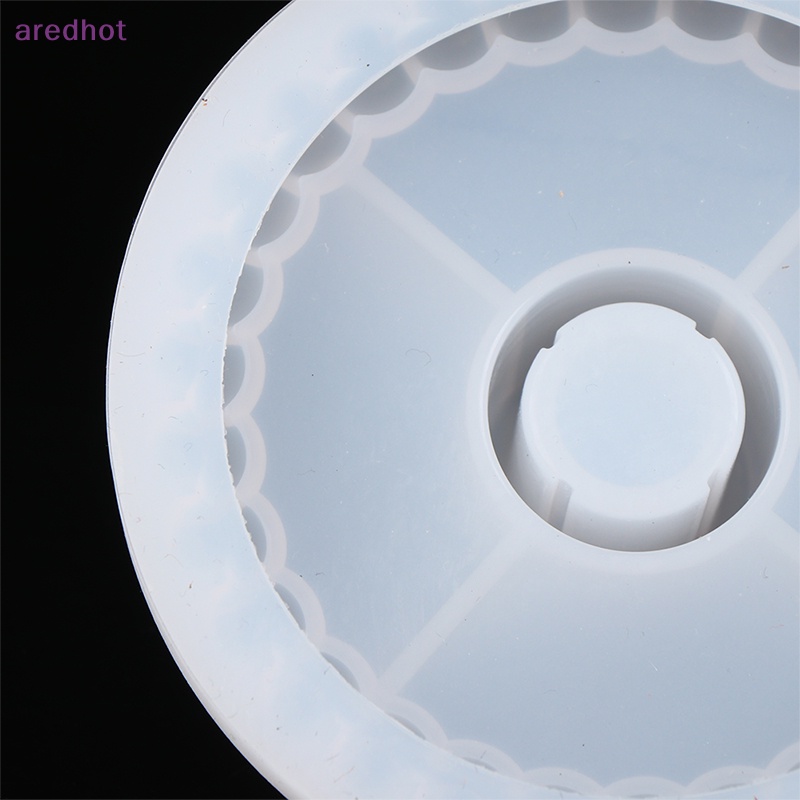 1 Khuôn Silicone Tròn Làm Bánh Hình Bông Hoa Mới