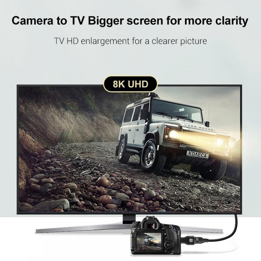 MAYSHOW Set 3 Bộ Chuyển Đổi HDMI 8K Mini / Micro HD Góc Phải 60HZ HDTV Chuyên Dụng