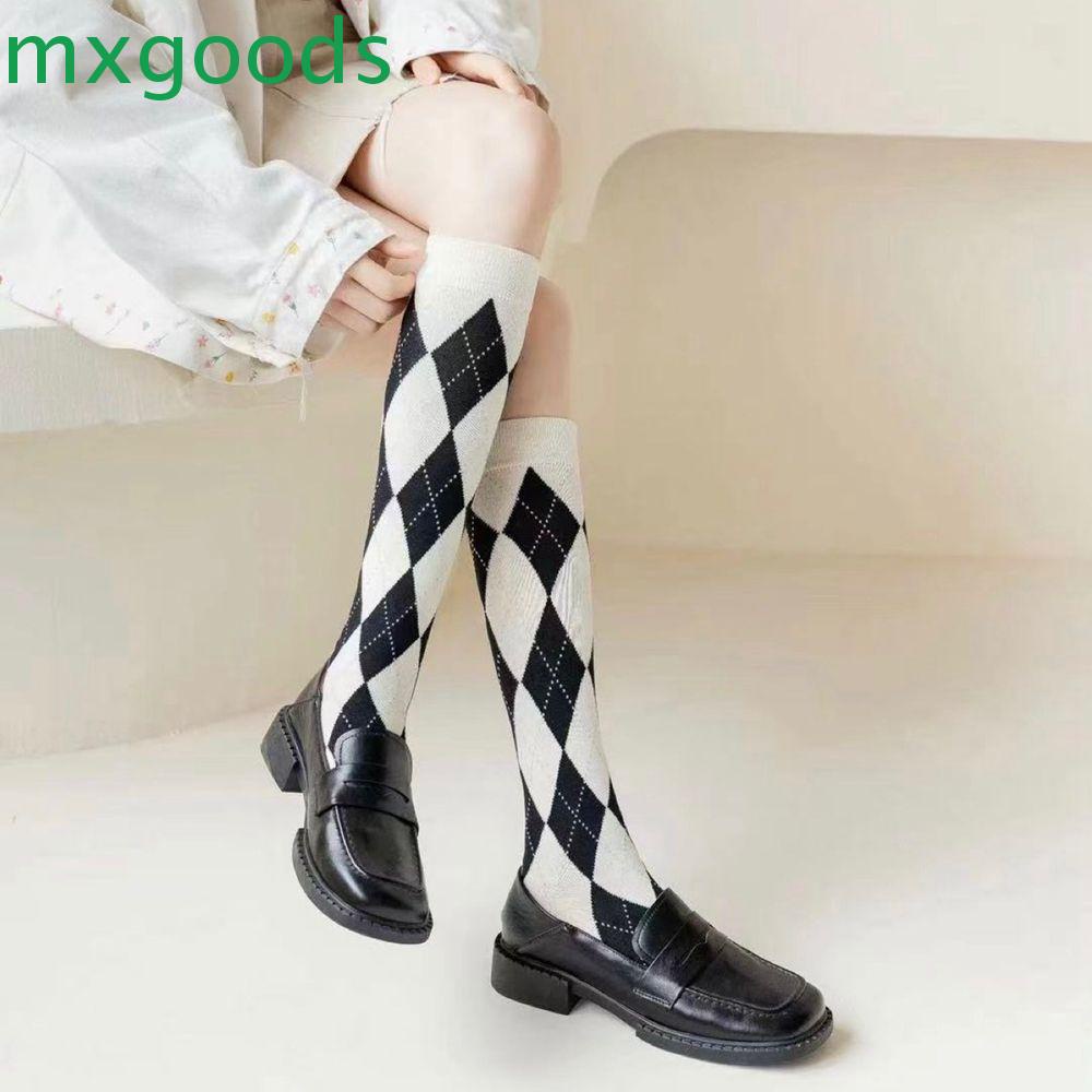Mxgoods Vớ Lửng Bằng Cotton Thoải Mái In Hình Khuôn Mặt Chân Dung Lolita Nhật Bản Ngọt Ngào Cho Nữ