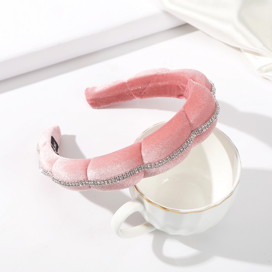 Băng Đô Nhung Đính Đá Thời Trang Hàn Quốc Cho Nữ