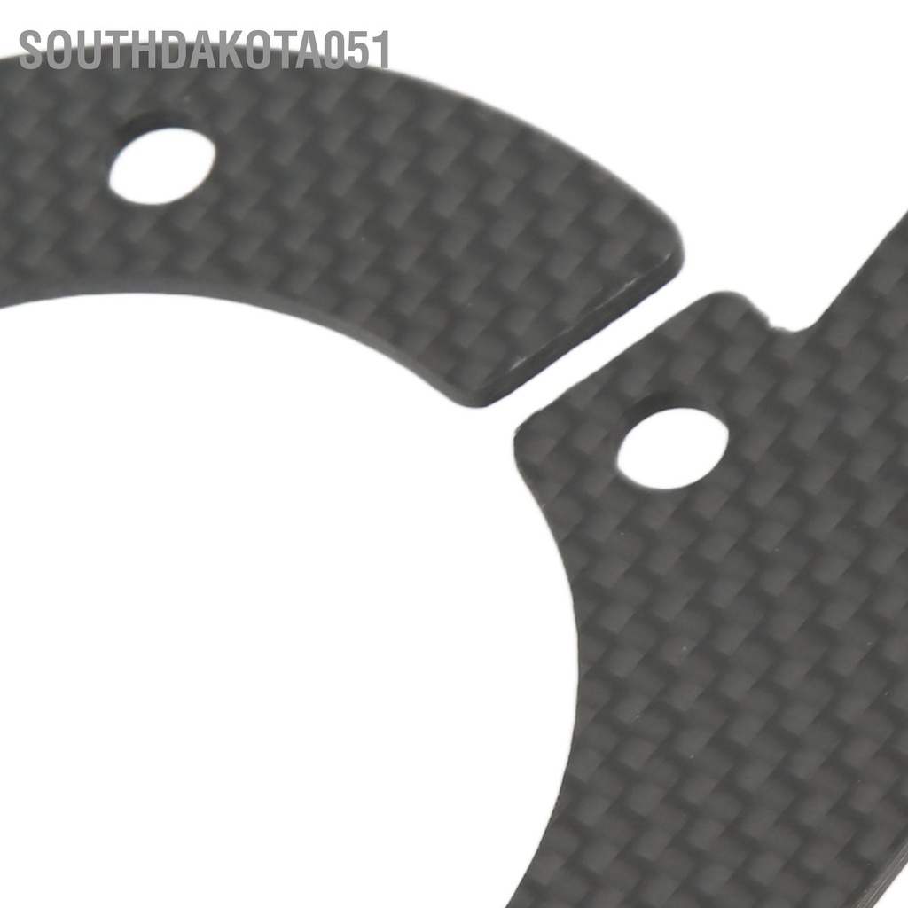 Southdakota051 Bọc Vô Lăng Nút Sừng 6 Lỗ Sợi Carbon Cảm Ứng Thoải Mái Nhạy Thay Thế Cho MOMO