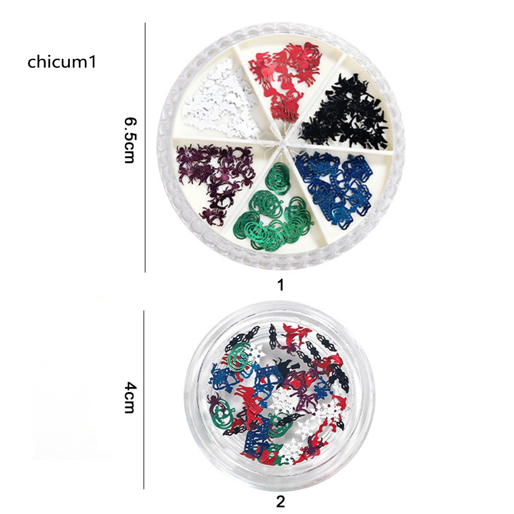 1 Hộp Nhãn Dán Móng Tay Nhiều Màu Sắc Trang Trí Nghệ Thuật DIY