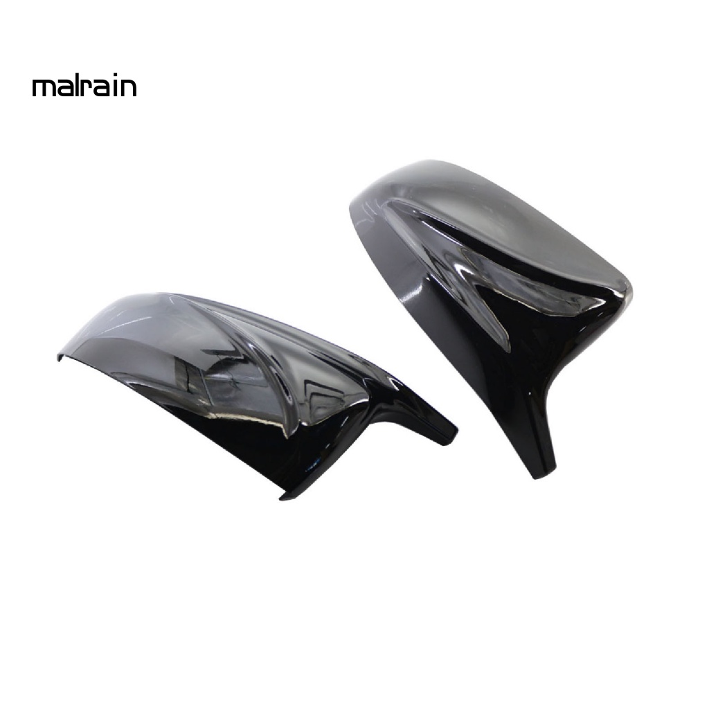 Set 2 Ốp Gương Chiếu Hậu Xe Hơi BMW E70 X5 07-13 Hình Đôi Cánh Màu Đen Bóng Chống Trầy Xước