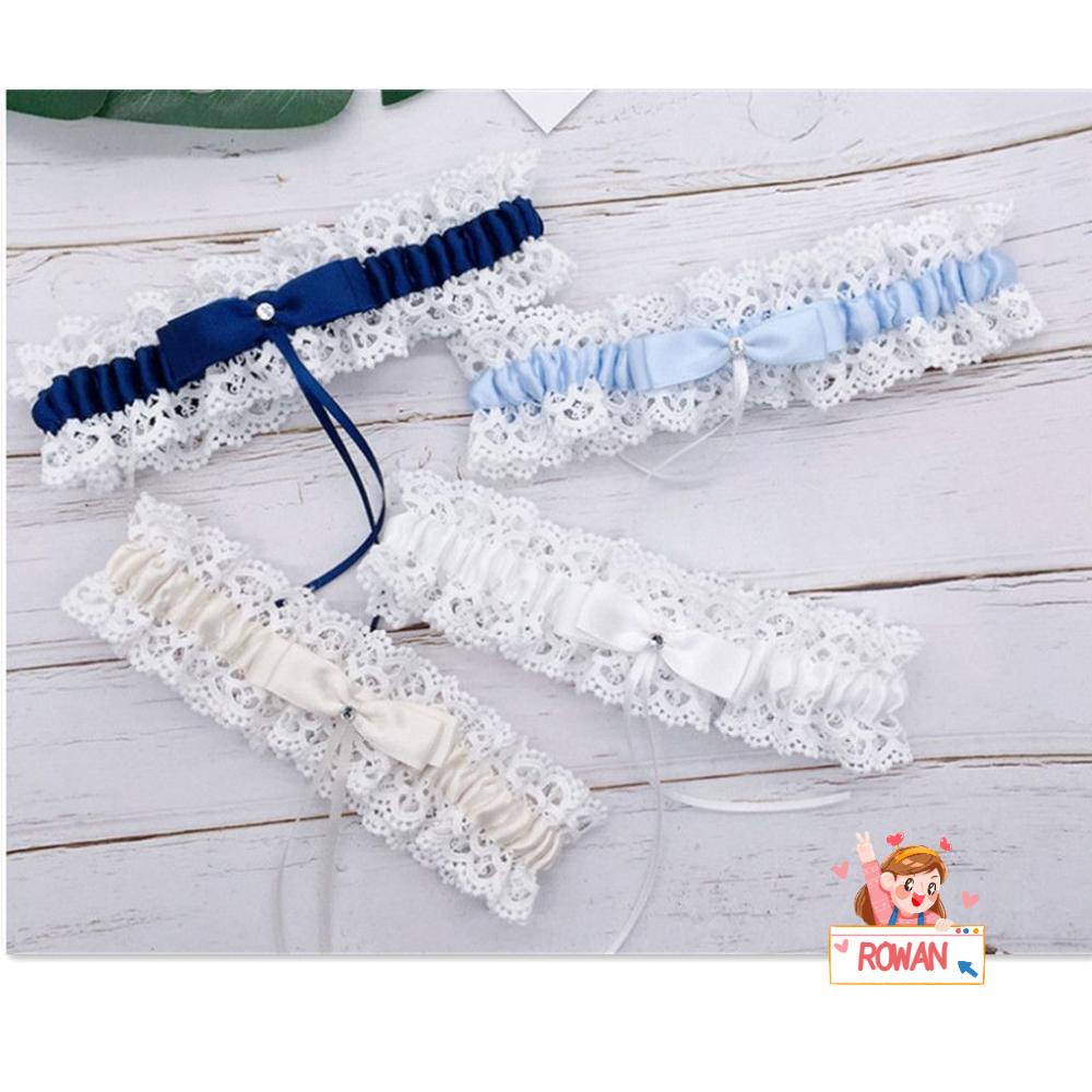 Nịt Bít Tất Ren Đính Nơ Xinh Xắn Cho Cô Dâu