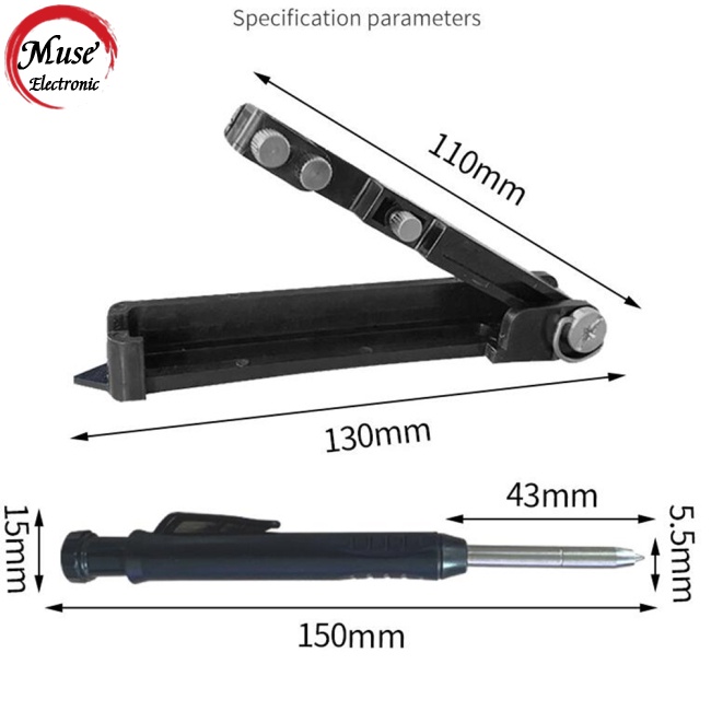 Dụng Cụ Đo Đường Viền Đồ Gỗ Có Lỗ Sâu Đa Năng