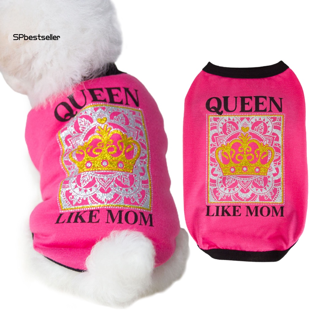 Áo Thun Mềm Mại Thoáng Khí In Họa Tiết Hoạt Hình Dễ Thương Thời Trang Mùa Hè Cho Thú Cưng