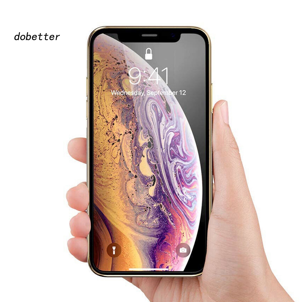 Set 5 Kính Cường Lực Bảo Vệ Màn Hình Điện Thoại Chống Trầy Cho iPhone XS Max / XR / XS / 7 / 8 / 6