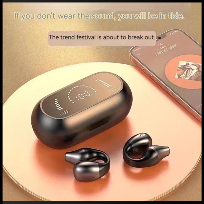 1 Cặp Tai Nghe Bluetooth Không Dây Zevaret S03 Màn Hình Kỹ Thuật Số 5.2 Hifi Chống Ồn Ipx5