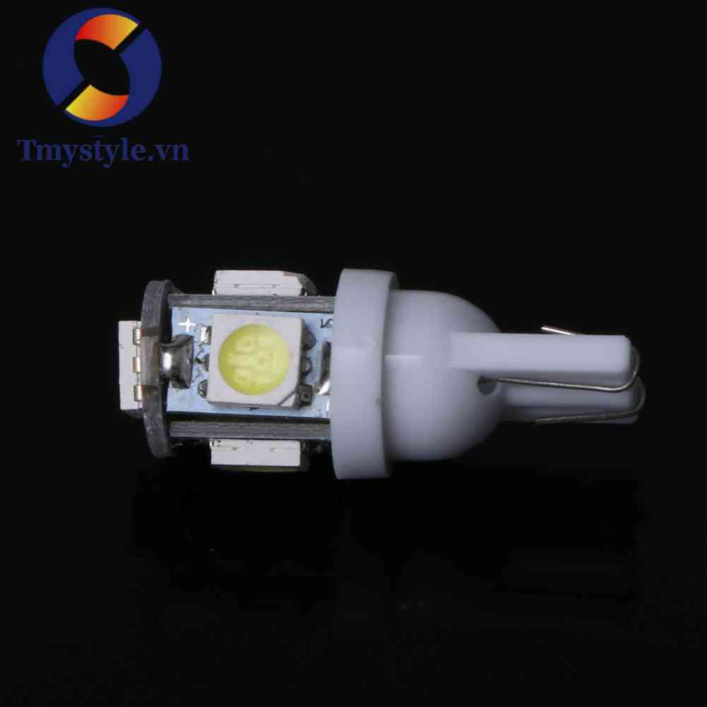 Set 5 Đèn LED Sương Mù Xe Hơi T10 5050 5SMD DC 12V ME3L