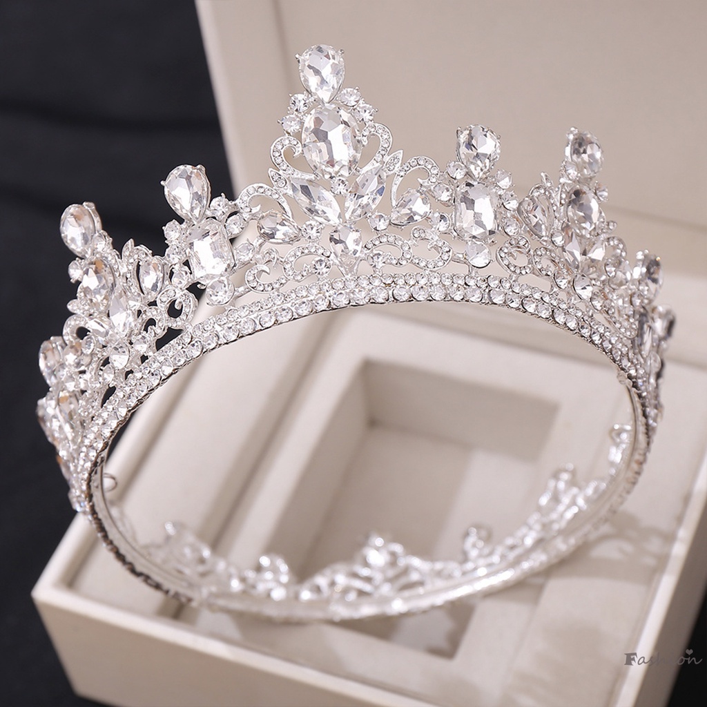 Vương Miện Công Chúa Đính Pha Lê Chống Trượt / Mài Mòn Dễ Thương Cho Người Lớn