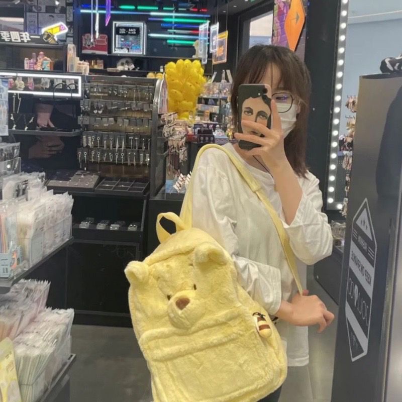 Balo Đi Học Cỡ Lớn Hình Gấu Pooh Disney Đáng Yêu