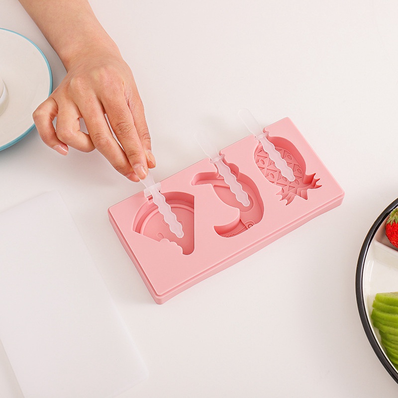 Khuôn Silicone Làm Kem Nhiều Hình Dạng DIY