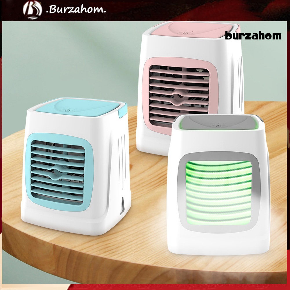Quạt Làm Mát Tạo Độ Ẩm Không Khí Có Đèn LED Mini C201 Cho Nhà Ở / Văn Phòng
