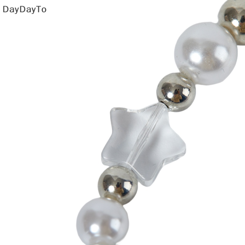 Vòng Tay Chuỗi Hạt Ngọc Trai Mặt Ngôi Sao Thời Trang Cho Cặp Đôi