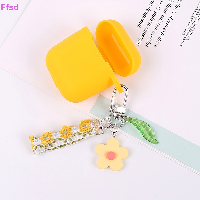 {Ffsd} Móc Khóa Hình Hoa Hướng Dương Lá Xanh Lá Dễ Thương Trang Trí Ba Lô Xe Hơi Ch * Bán Chạy