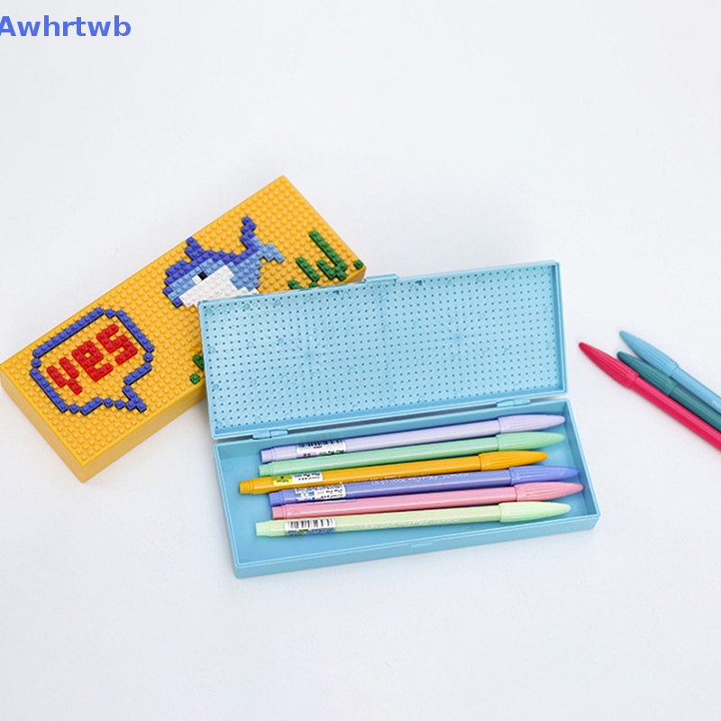 Hộp Đựng Bút Lắp Ráp Họa Tiết Hoạt Hình Dễ Thương Cho Học Sinh Mới