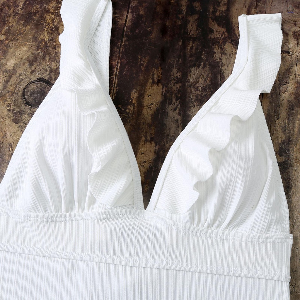 Bộ Đồ Bơi Một Mảnh Cổ Chữ V Hở Lưng Quyến Rũ Dành Cho Nữ