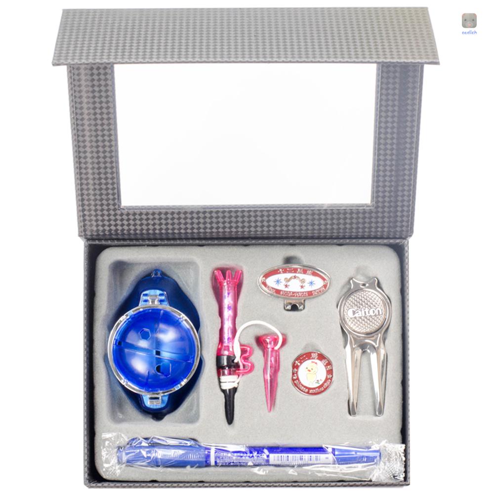 Bộ Dụng Cụ Đánh Dấu Đường Đánh Dấu Đường Đánh Golf Từ Tính (Kẹp Mũ Đánh Golf) Màu Sắc Ngẫu Nhiên