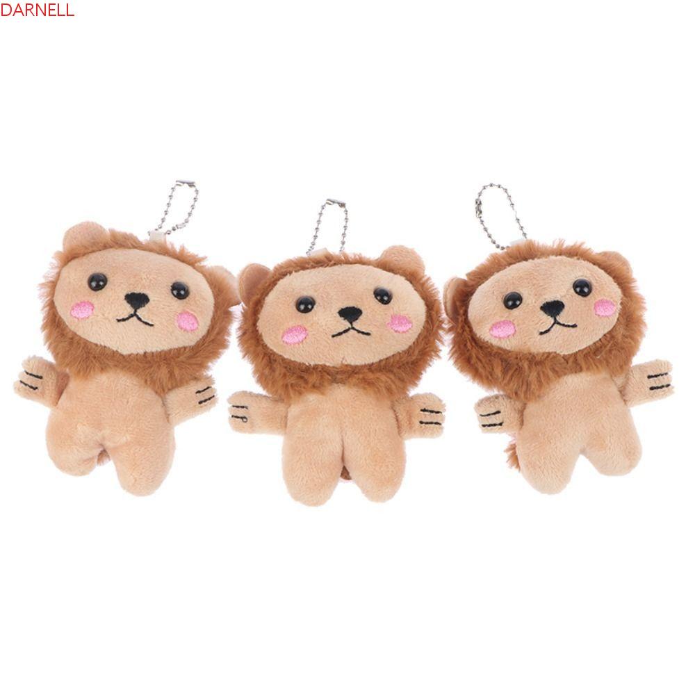 Móc Khóa Sư Tử Nhồi Bông Dễ Thương Dùng Trang Trí