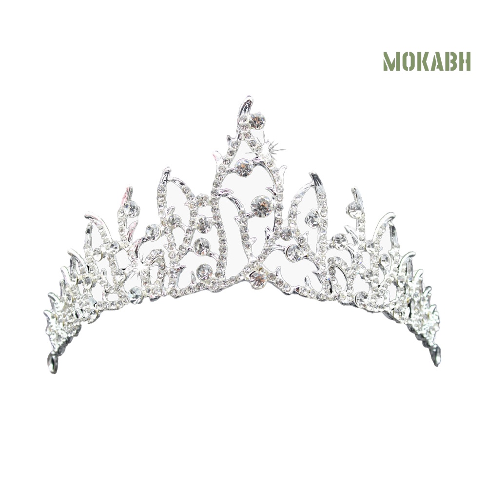 [Mok Abh] Vương Miện Đính Đá Lấp Lánh Dùng Cho Cô Dâu