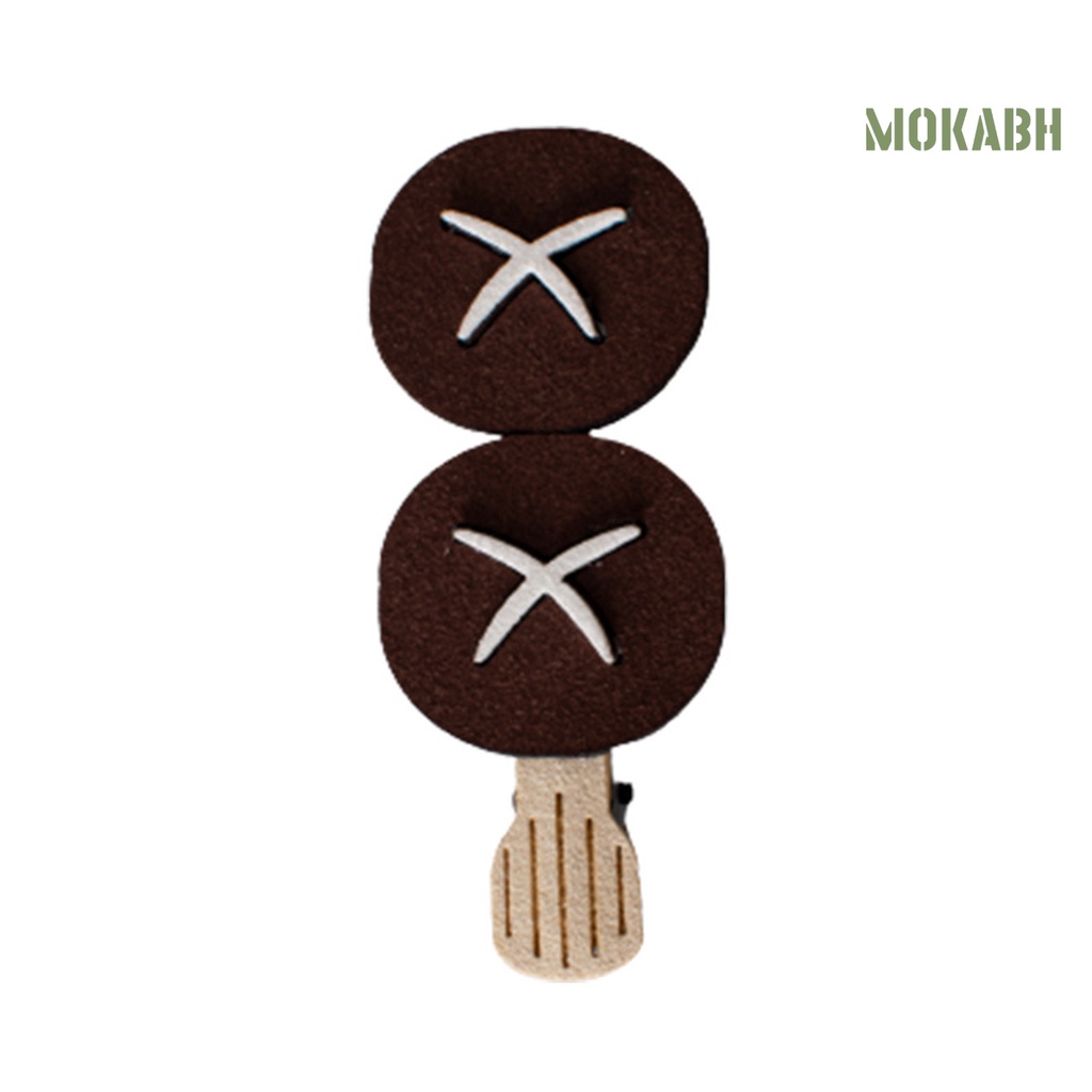 Kẹp Tóc Hình Cây Nấm Bằng Thép Không Gỉ Chống Trượt Cho Nữ