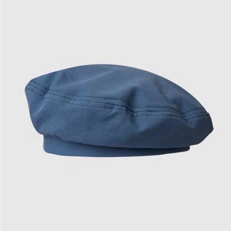 Mũ Beret Vải cotton Màu Trơn Dễ Thương Thời Trang Mùa Hè Cho Bạn Gái