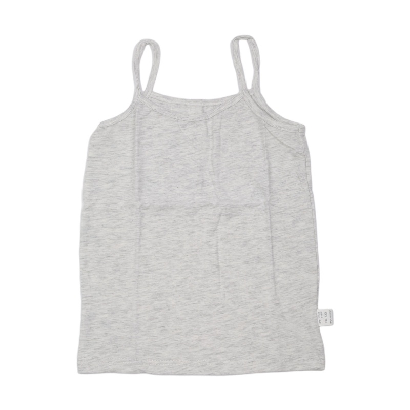 Áo Tank Top Hai Dây Bằng Vải Cotton Màu Trơn Thời Trang Mùa Hè Cho Bé Gái