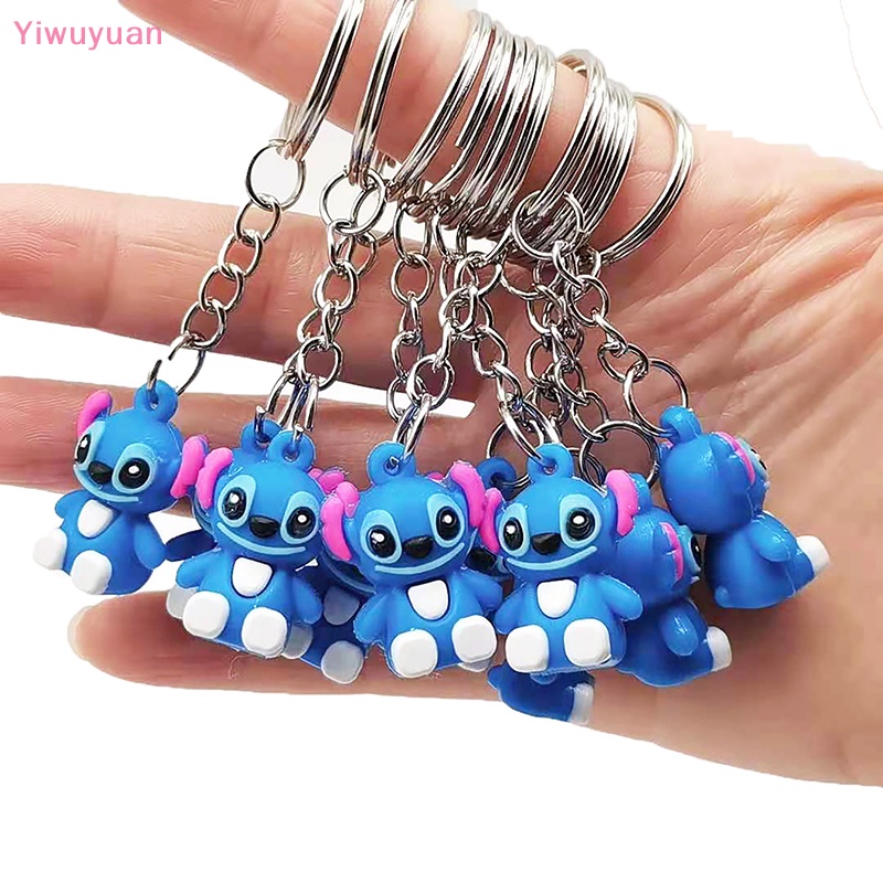 2 Móc Khóa Hình Búp Bê Stitch Dễ Thương Mới