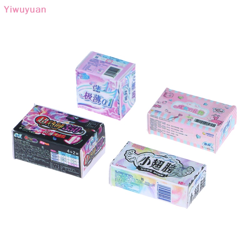< Yiwuyuan > Hộp Khăn Vệ Sinh Mini Trang Trí Phòng Ngủ Búp Bê Cho Bé Gái Mới