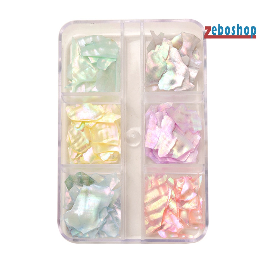 1 Hộp Vỏ Sò 3D Trang Trí Móng Tay Nghệ Thuật