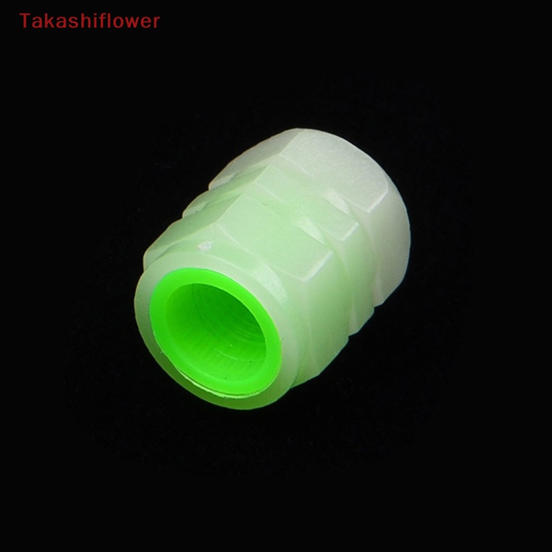 (Takashiflower) Nắp Van Bánh Xe Hơi / Xe Máy Phản Quang Chống Bụi Thông Dụng