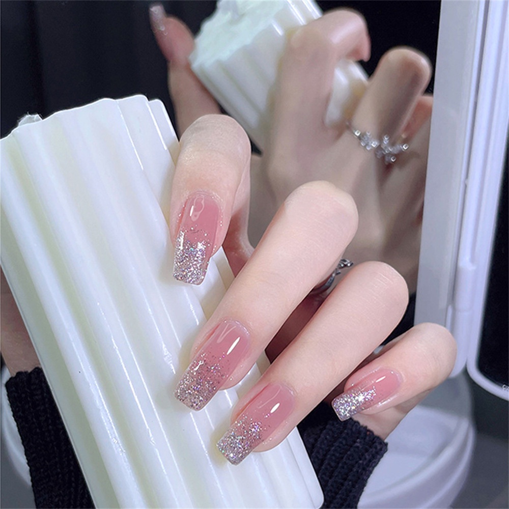 Gel Sơn Móng Tay Màu Bạc Bầu Trời Sao Lấp Lánh Lâu Trôi Và Không Dễ Phai Màu