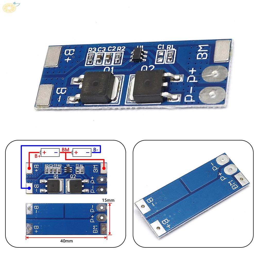 【VARSTR】Ultra Thin 2S Li ion Lithium Battery Charger Protection PCB Board with 84V 9V Charging Voltage