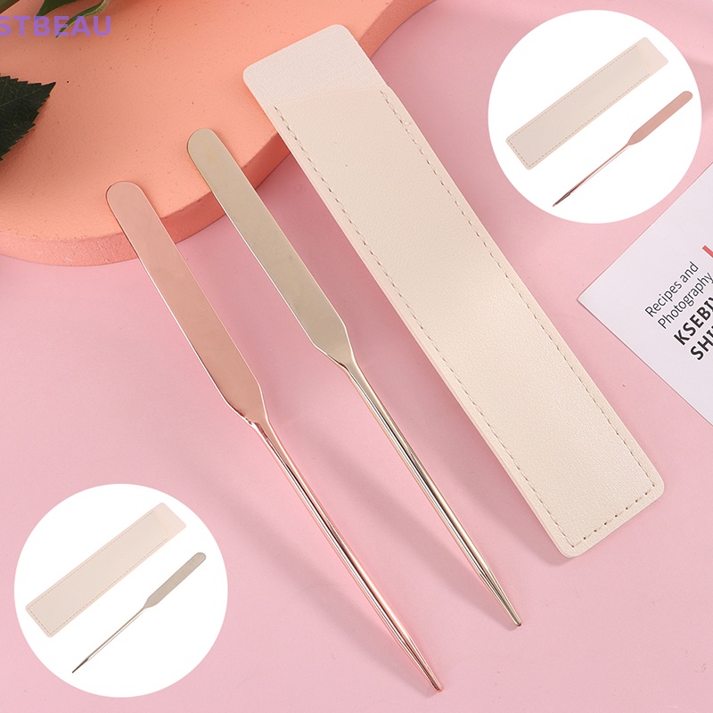 1 Cây Trộn Kem Nền Hai Đầu Bằng Thép Không Gỉ