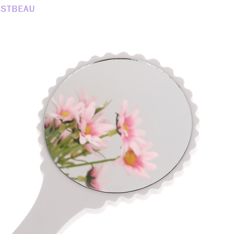 [Cxsteau] Gương Trang Điểm Cầm Tay Thiết Kế Tai Mèo Bằng Gỗ Sáng Tạo