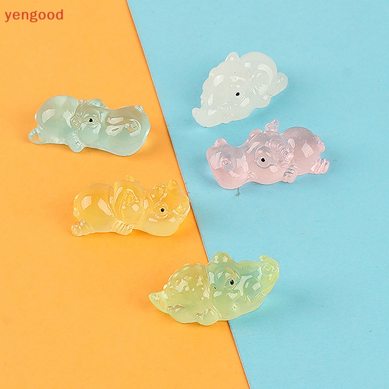 1 Đồ trang trí Động Vật Hoạt Hình Mini Phát Sáng Dùng Để Trang Trí Xe Hơi