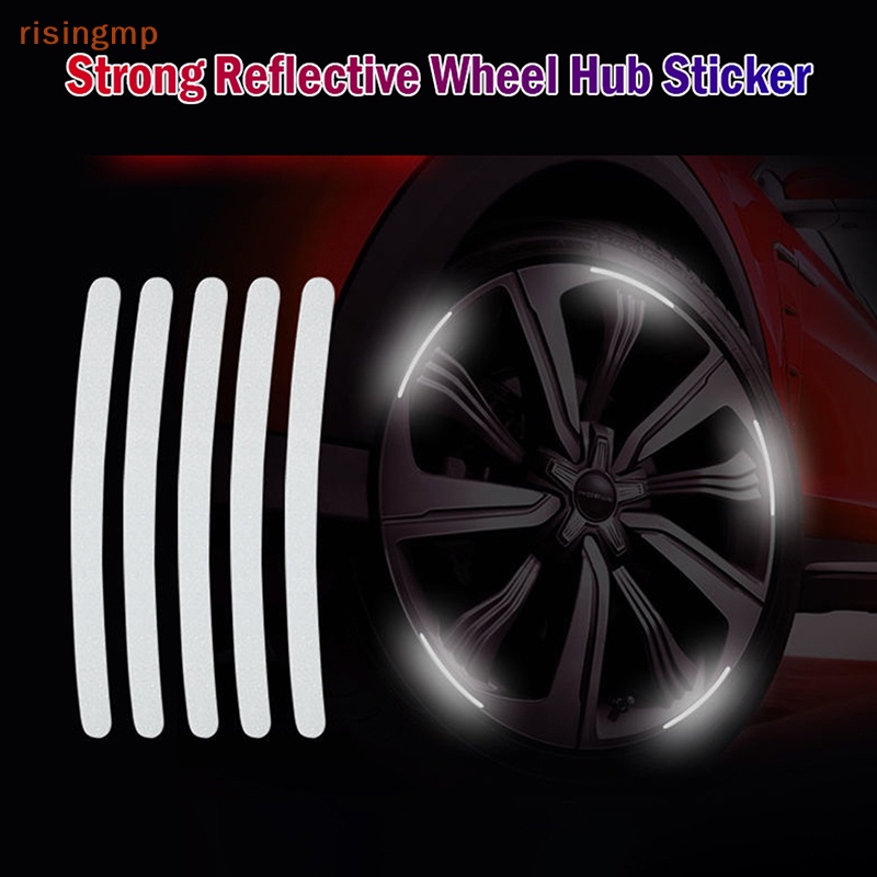 Set 20 Dải Dán Phản Quang Trang Trí Trục Bánh Xe Hơi