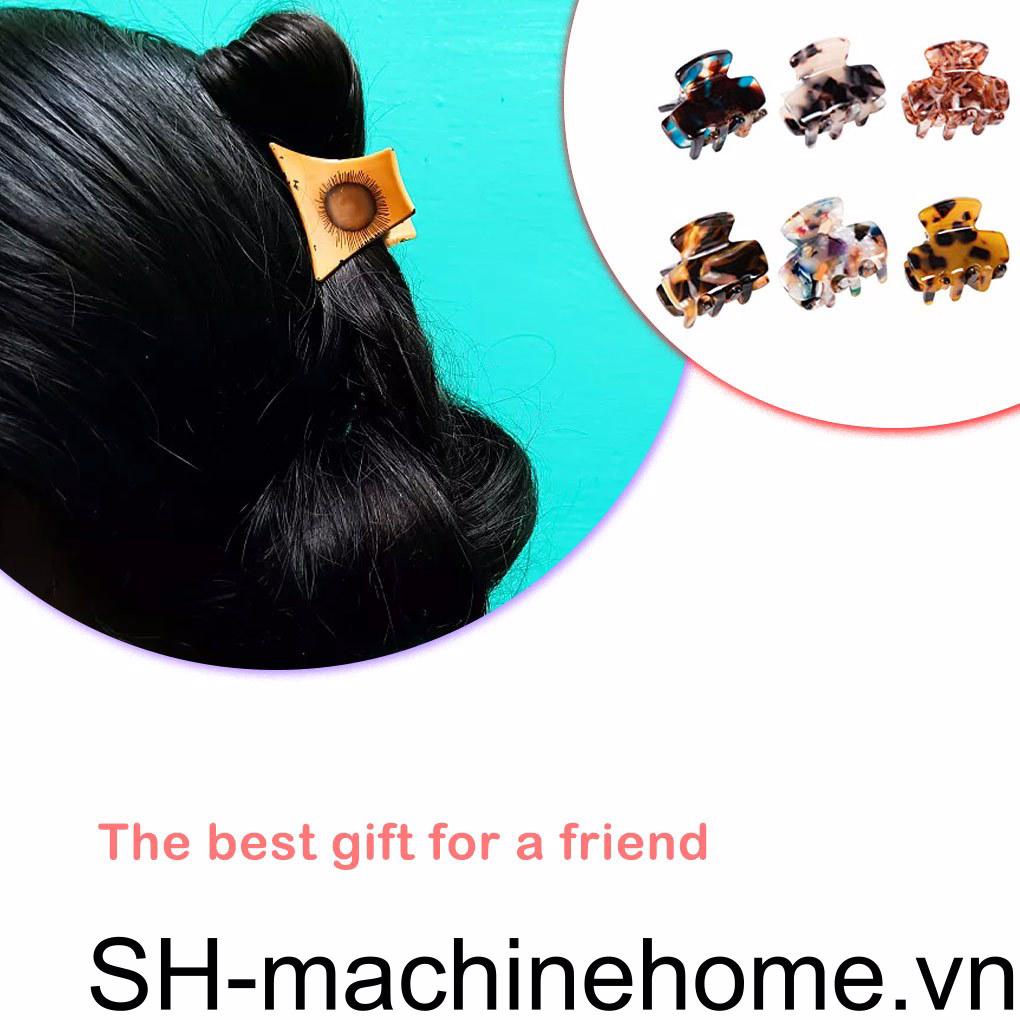 Set 6 Kẹp Tóc Nhỏ Họa Tiết Da Báo Thời Trang