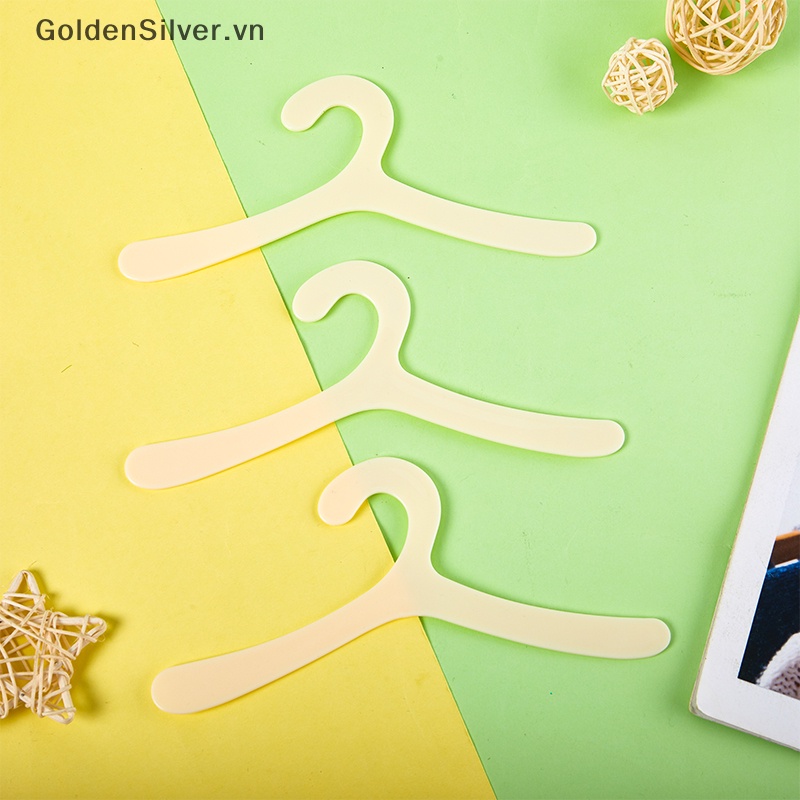 Móc Treo Quần Áo Bằng Nhựa Màu Vàng Kim Cho Thú Cưng