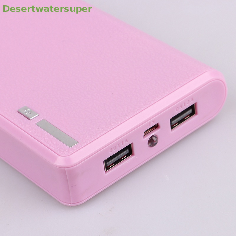 Hộp Sạc Pin Hai Cổng USB 5V 4 * 18650 Không Hàn DIY