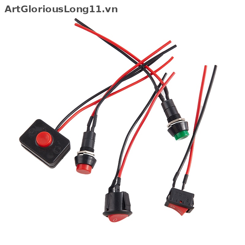 Công Tắc Nút Nhấn Tròn Mini Chống Thấm Nước Chuyên Dụng Cho Tàu Thuyền