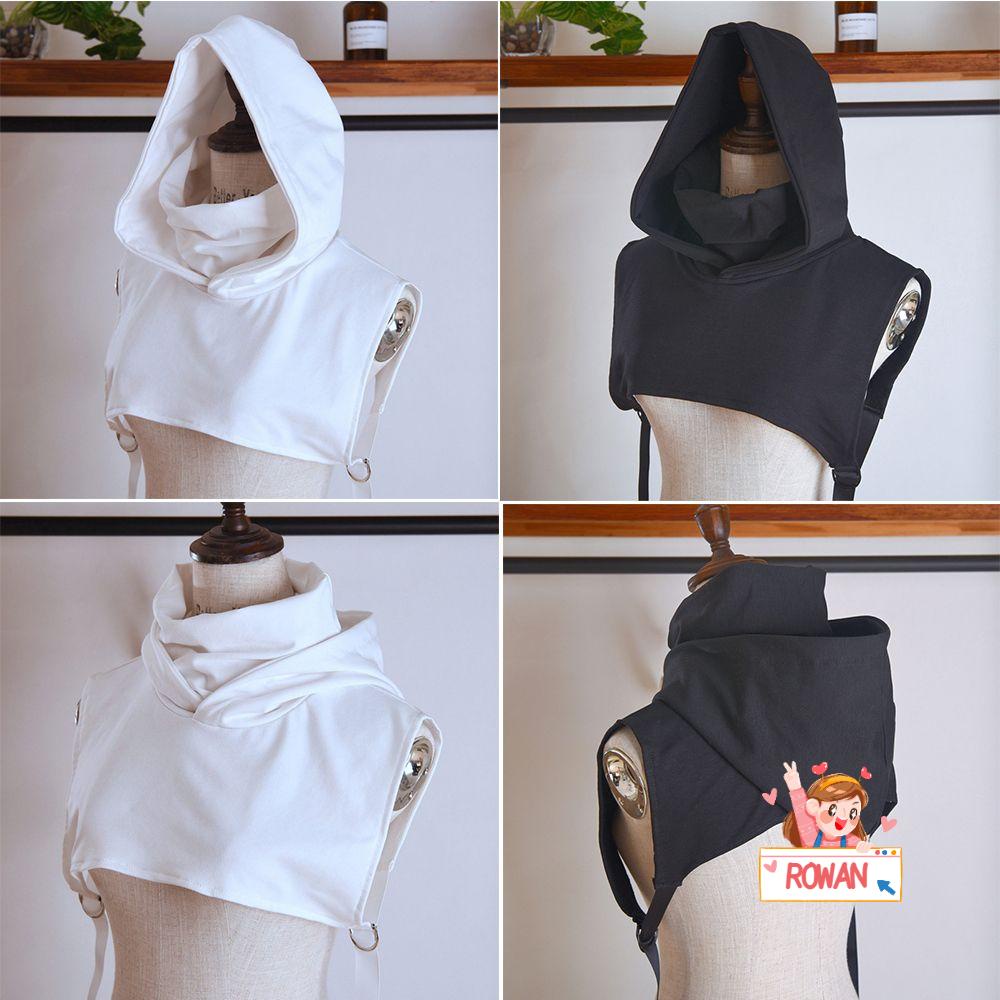 Cổ Áo Sơ Mi Giả Có Mũ Trùm Đầu Phụ Kiện Cho Nam Nữ ROWANS