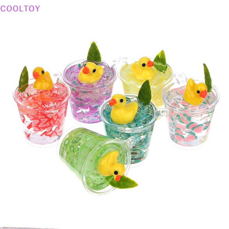 1 Đồ trang trí Cốc Nước Đá Mini Màu Dạ Quang Dùng Trang Trí Tiểu Cảnh